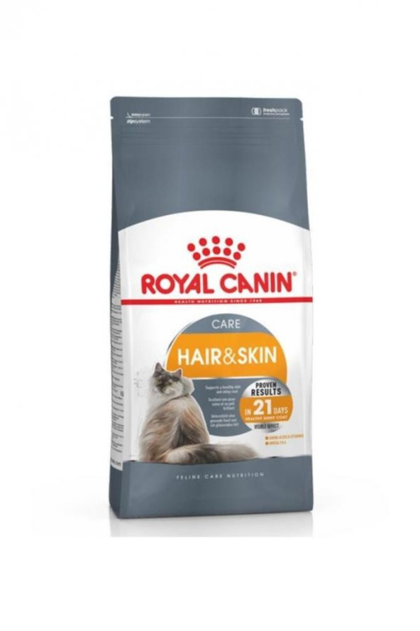 Royal Canin Royal Canin Hair&Skin Hassas Tüylü Yetişkin Kuru Kedi Maması  4 kg