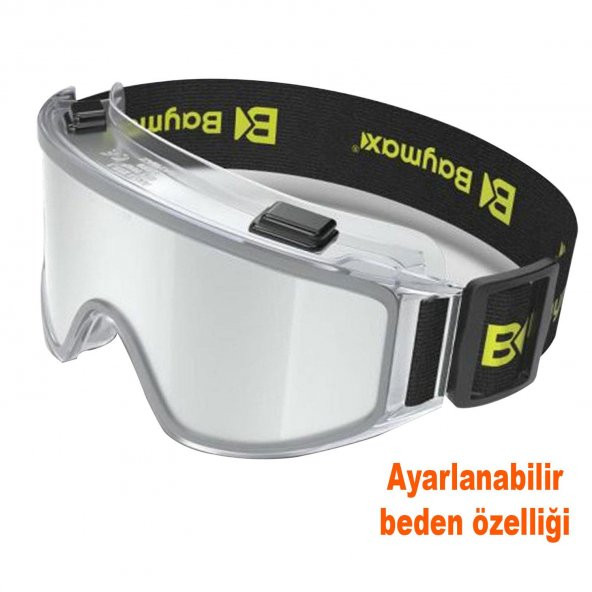 İş Güvenlik Gözlüğü Antifog Buğulanmaz Koruyucu Gözlük Şeffaf - 4