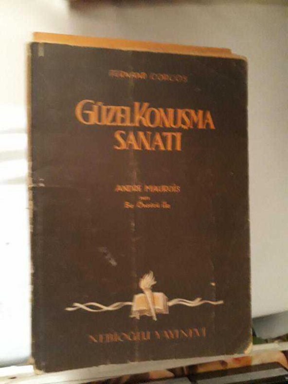 GÜZEL KONUŞMA SANATI FERNAND CORCOS (KİTAP İKİNCİ ELDİR)
