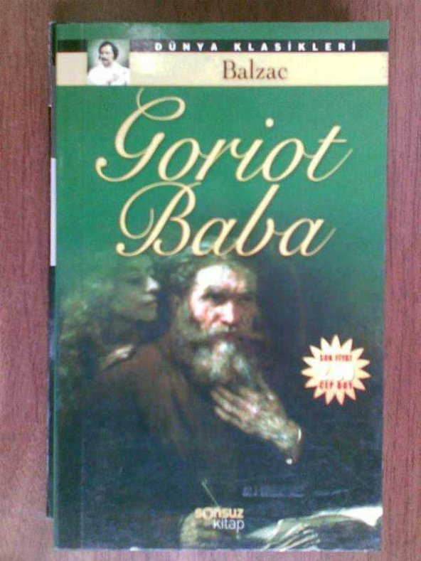 GORİOT BABA  TOLSTOY 248 SAYFA SONSUZ KİTAP