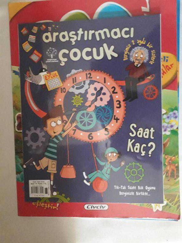 ARAŞTIRMACI ÇOCUK EYLÜL-EKİM 2016 SAAT KAÇ-(kitap ikinci eldir)