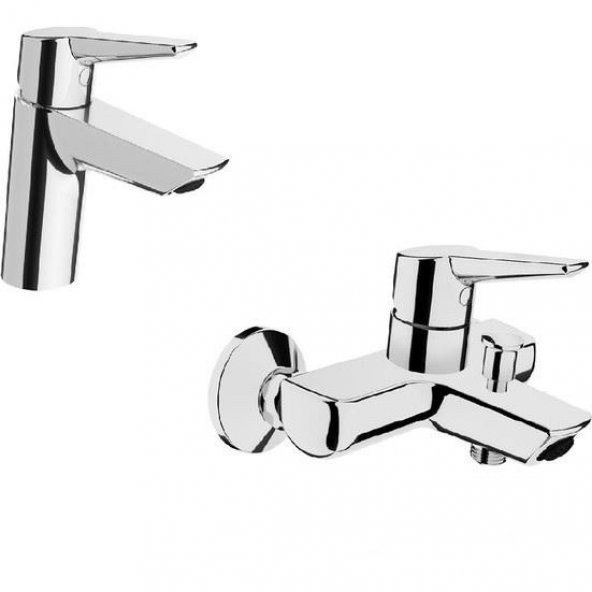 Artema Solid S Lavabo Musluk ve Banyo Batarya Seti A42440,A42444