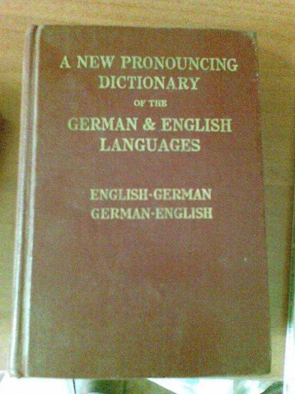 GERMAN-ENGLISH LANGUAGES/ALMANCA İNGİZCE SÖZLÜK - 1