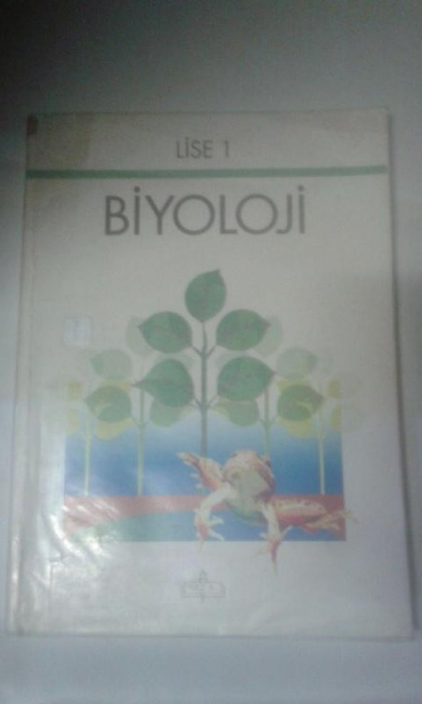 LİSE 1 BİYOLOJİ MEB - İKİNCİEL (İLK BİLGİ SAYFALARI TARİH YAZAN SAYFA YIRTILMIŞ)