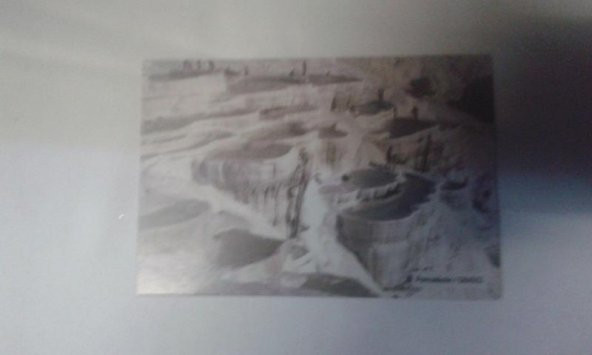 PAMUKKALE DENİZLİ KARTPOSTAL 10,5X14,5 PTT ÜRETİMİ - 1
