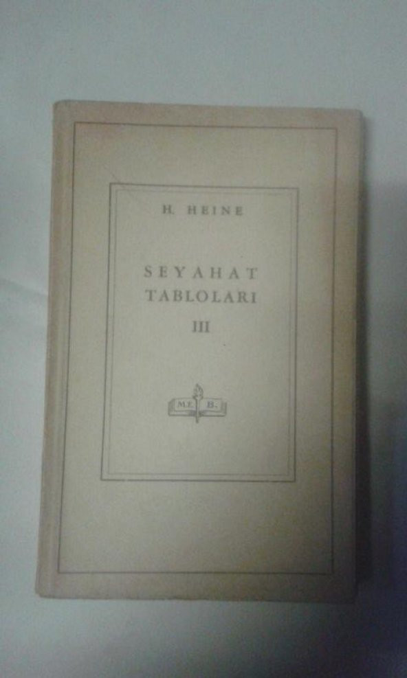 SEYAHAT TABLOLARI 3 H. HEINE Ç.PERTEV N. BORATV 1948 MEB İKİNCİEL - 1