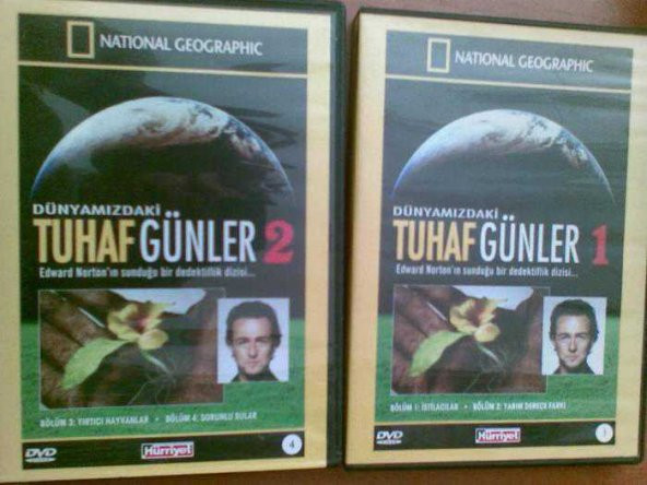 NATIONAL GEOGRAPHIC / TUHAF GÜNLER 1,2 DVD