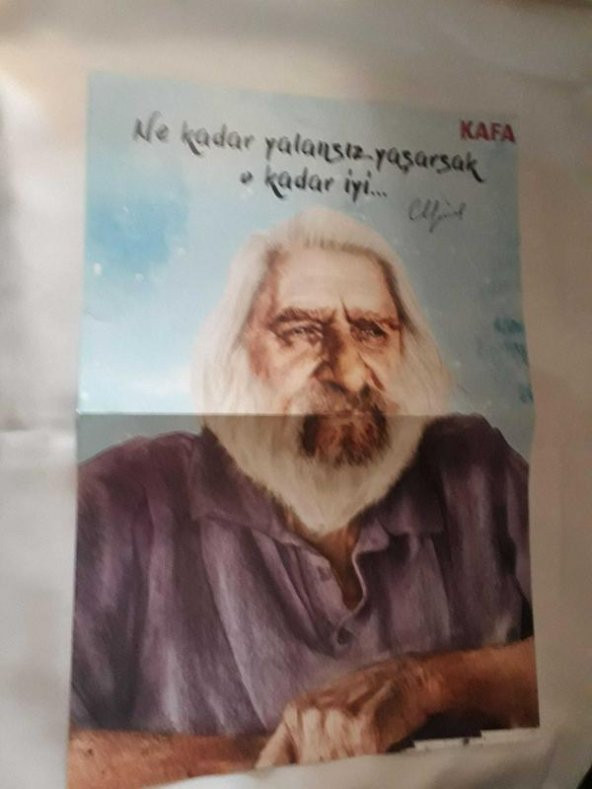 POSTER KAFA DERGİSİ EKİ - CAN YÜCEL & MAZHAR FUAT ÖZKAN 33X48 CM - 1
