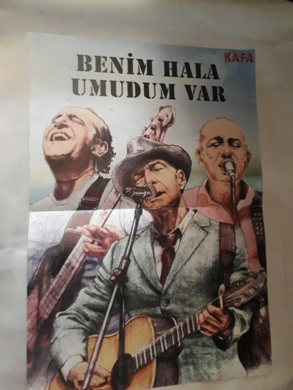 POSTER KAFA DERGİSİ EKİ - CAN YÜCEL & MAZHAR FUAT ÖZKAN 33X48 CM - 2
