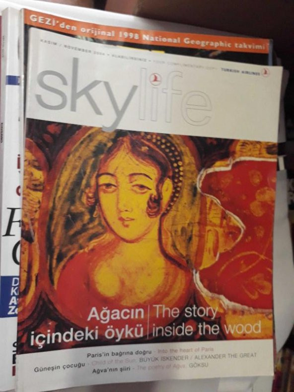 SKY LİFE KASIM 2004 OYALARIN GİZLİ DİLİ-PADİŞAHIN ESVABI-BÜYÜK İSKENDER-BİR RÖNESANS İNSAN METİN AND - 1