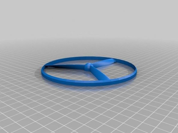 Özelleştirilmiş Parametrik Pervane Organik Plastikten Dekoratif