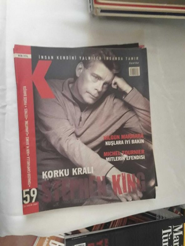 K DERGİ 59 KASIM 2007 STEPHEN KING-NİLGÜN MARMARA-MICHEL TOURNIER ikinciel dir)