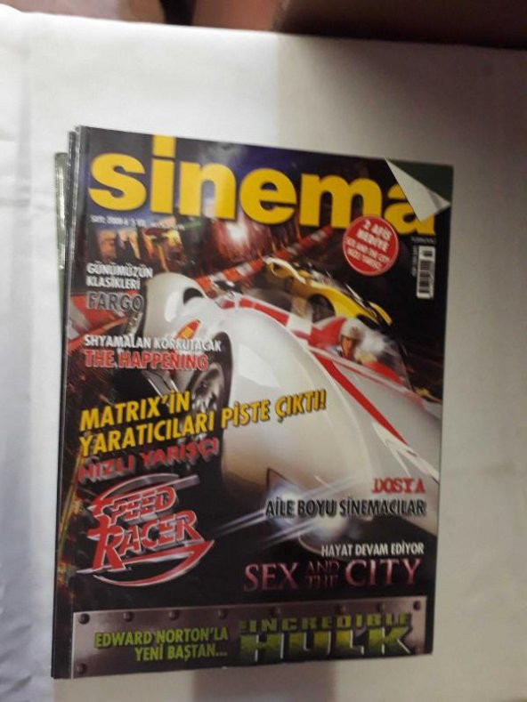 SİNEMA 2008-6 FARGO-THE HAPPENING-HIZLI YARIŞÇI-SEX AND THE CITY-AİLE BOYU SİNEMACILAR