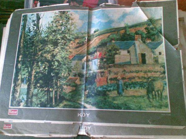 RESİM / KÖY CAMİLLO PISSARO  34X50 - 1