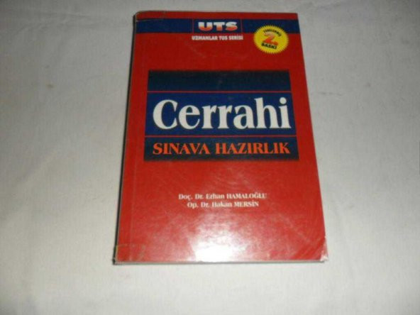 UTS CERRAHİ SINAVA HAZIRLIK ERHAN HAMALOĞLU-HAKAN MERSİN içi yazılı - İKİNCİEL - 1