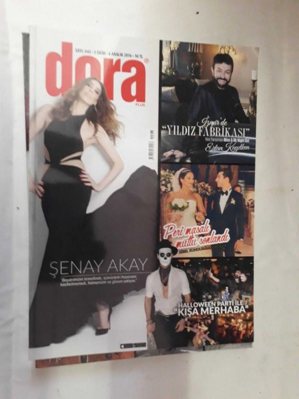 DORA SAYI-443 5 EKİM-6 ARALIK 2016 ŞENAY AKAY-HALLOWEEN PARTİ İLE KIŞA MERHABA - 1