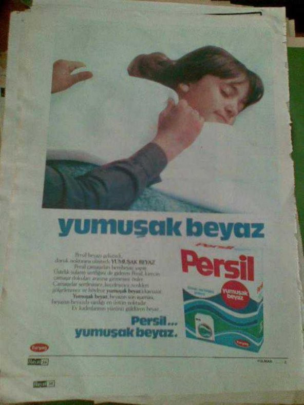 PERSİL REKLAMI 1960 LAR - 1