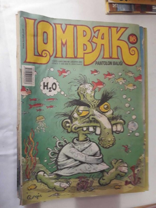 LOMBAK MİZAH DERGİSİ AĞUSTOS 2002 SAYI-16 PANTOLON BALIĞI-İKİNCİ ELDİR - 1