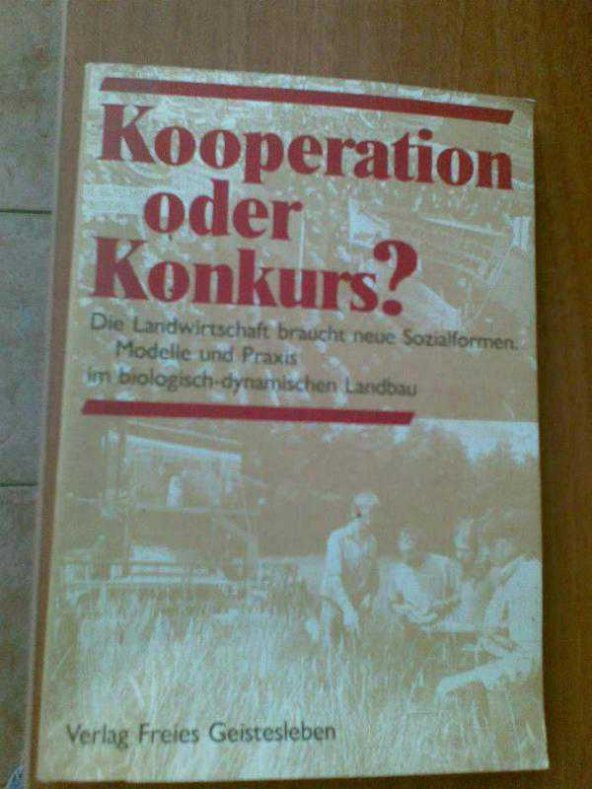 KOOPERATION ODER KONKURS/KOOPERAİF -ALMANCA