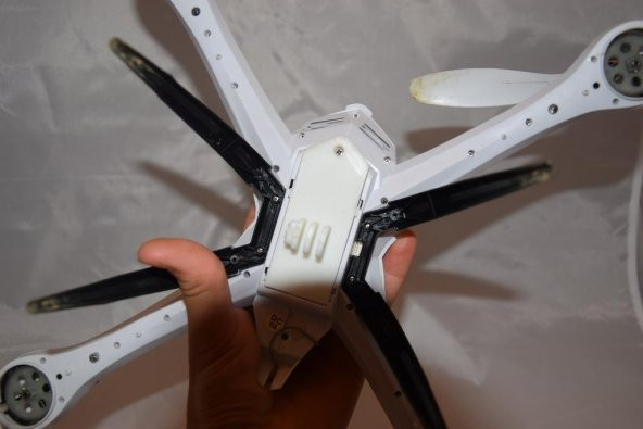 Drone Tarantula Jjrc X6 Carter De Batterie Avec Fixation Gopro Plastik Aparat