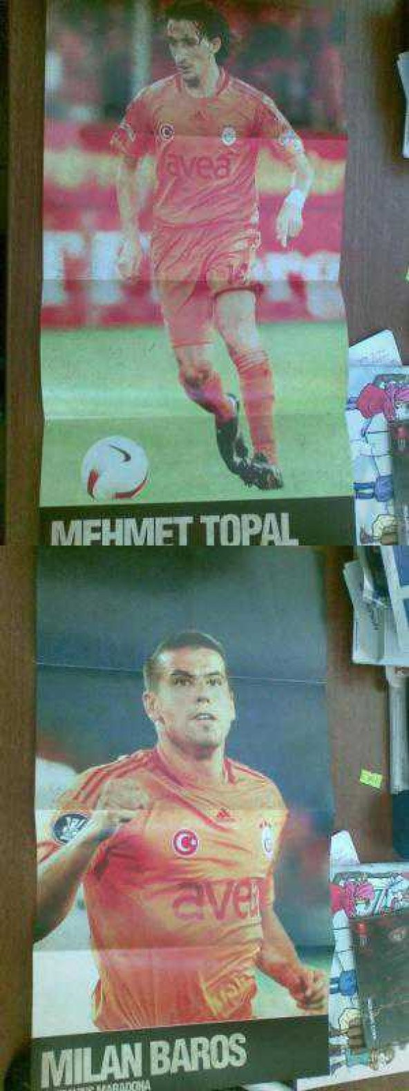 POSTER / GALATASARAY MILAN BAROS-MEHMET TOPAL