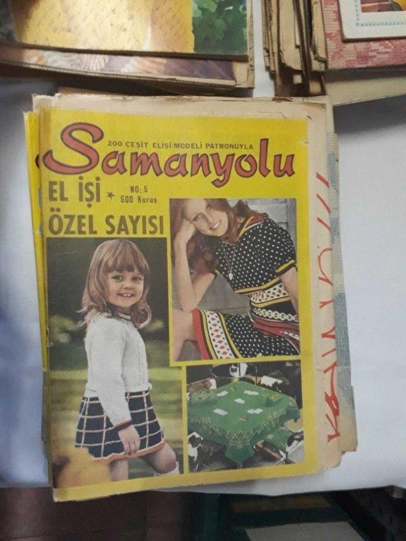 SAMANYOLU NO-5 EL İŞİ ÖZEL SAYISI PATRONLU-DERGİ İKİNCİELDİR