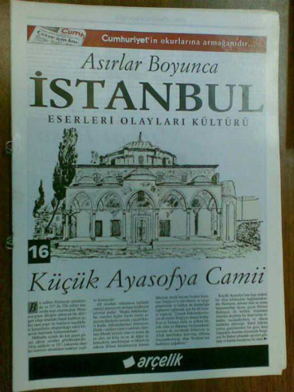 ASIRLAR BOYU İSTANBUL 16 / KÜÇÜK AYASOFYA CAMİİ - 1
