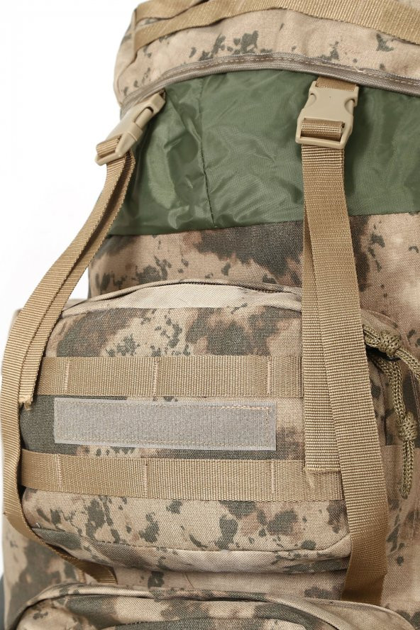 Jandarma Kamuflaj Çöl 110 lt Taktik Askeri Dağcı Operasyon Çantası - 3