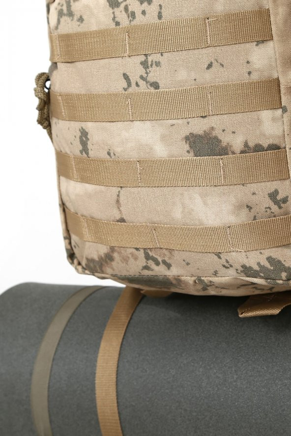 Jandarma Kamuflaj Çöl 110 lt Taktik Askeri Dağcı Operasyon Çantası - 4