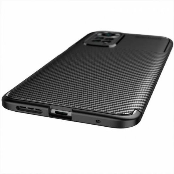 Xiaomi Redmi Note 11s Kılıf Silikon Negro Karbon Desen Kamera Korumalı (lkcu) - 3
