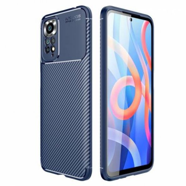 Xiaomi Redmi Note 11s Kılıf Silikon Negro Karbon Desen Kamera Korumalı (lkcu) - 5