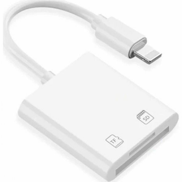 DAYTONA NK1022 iPHONE LIGHTNING=>SD+MicroSD ÇEVİRİ Giriş:iPhoneLightning=>Çıkış:SD/MicroSD Kart Okuma