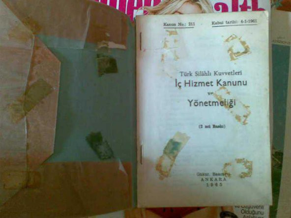 TÜRK SİLAHLI KUVVETLERİ İÇ HİZMET KANUNU VE YÖNE
