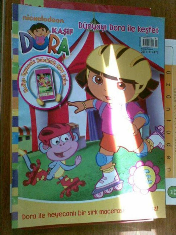 KAŞİF DORA 2011/3 BOYA,ÇÖZ VE ARAŞTIR-DERGİ İKİNCİ ELDİR EKLERİ YOK
