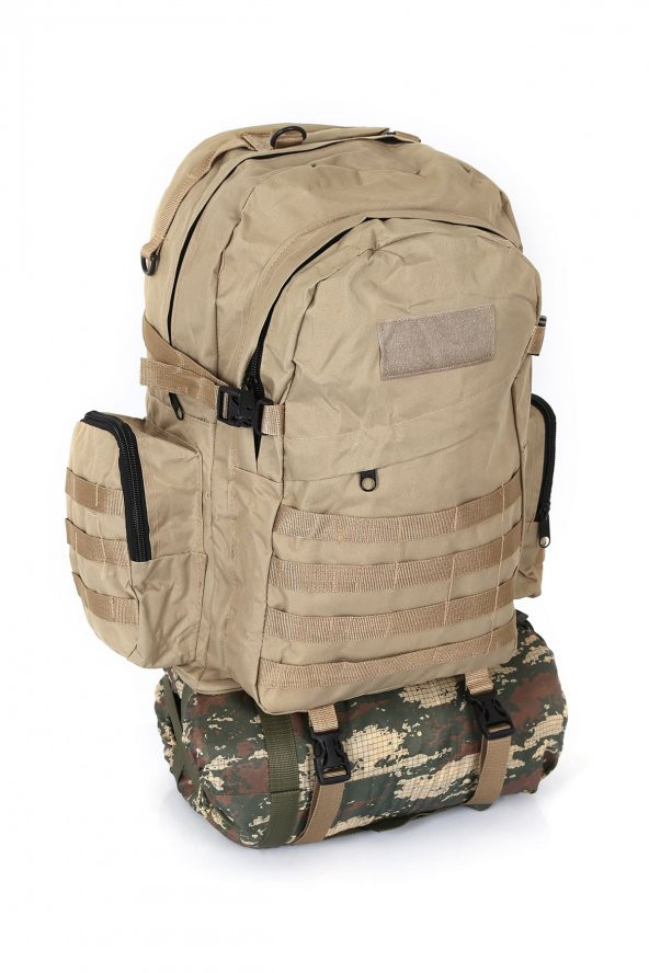 Bej Outdoor Taktik Askeri Dağcı Çanta 75 L - 2