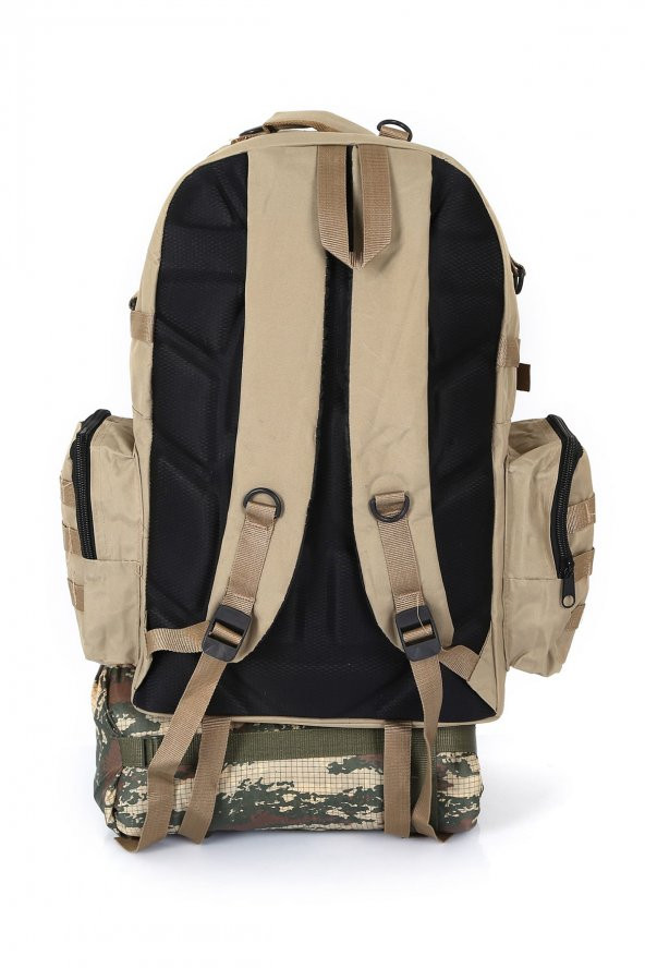 Bej Outdoor Taktik Askeri Dağcı Çanta 75 L - 3