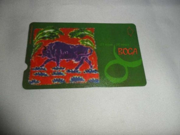 BOĞA BURCU   TÜRK TELEKOM TELEFON KARTI 30 KONTÜR  - İKİNCİEL
