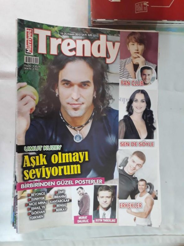 TRENDY 19-25 KASIM 2012 UMUT KUZEY-CEYDA TEPELİLER(POSTERLERİ MEVCUT)