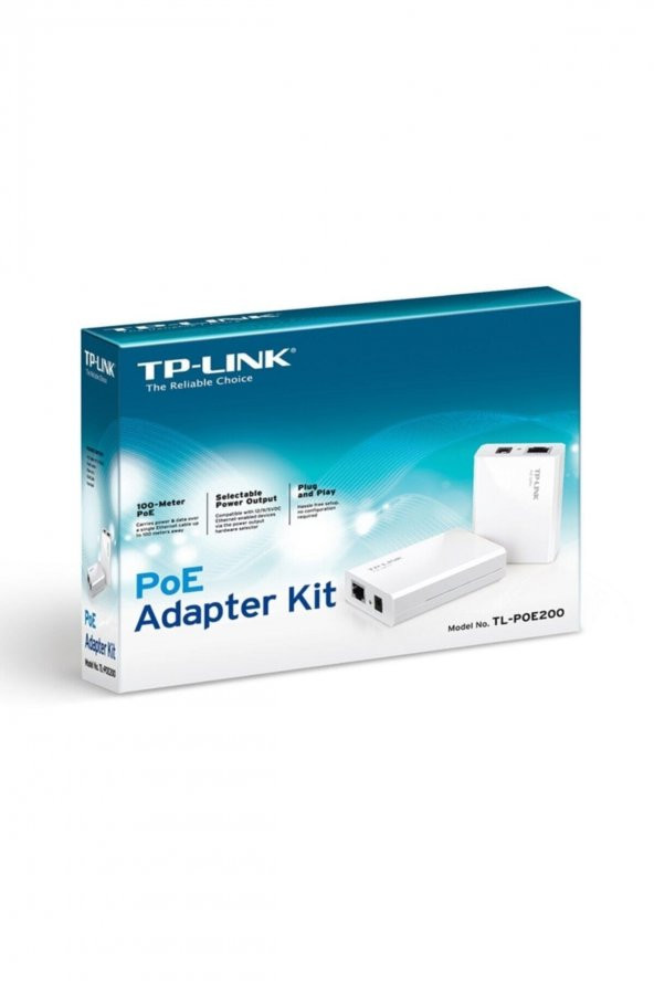 TP-LİNK Tl-poe200 10/100 Poe Kıt Enjektör - 5
