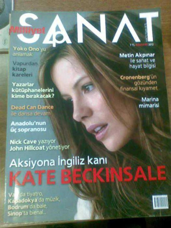 MİLLİYET SANAT-YOKO ONO-KATE BECKINSALE-METİN AK