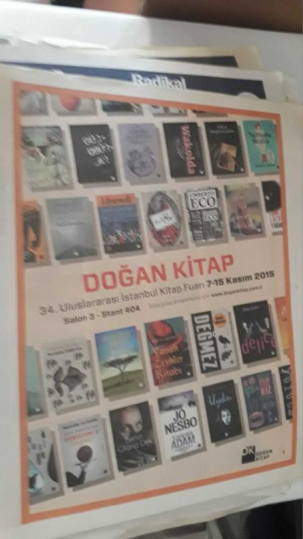 RADİKAL KİTAP 6 KASIM 2015 CUMA KAPAK:BİLGE KARİKATÜRİST TAN ORAL