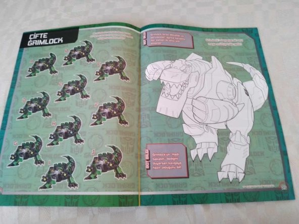 TRANSFORMERS ROBOTS IN DISGUISE RESMİ DERGİ ÖZEL EĞLENCE 22*2017/22 * GİZLİ MACERA KORU BENİ * İKİNCİEL TEMİZ - 2