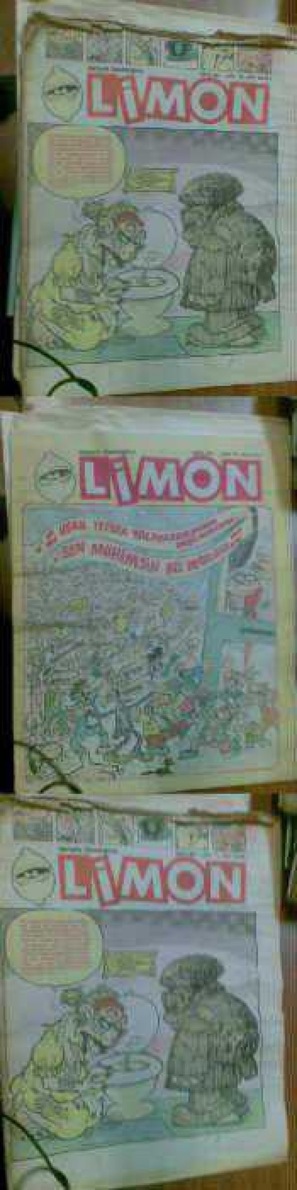 KARİKATÜR / 5 ADET LİMON DERGİSİ - 1