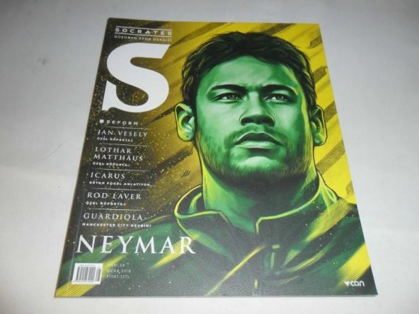 SOCRATES - DÜŞÜNEN SPOR DERGİSİ - OCAK 2018 SAYI 34 NEYMAR  * ikinciel