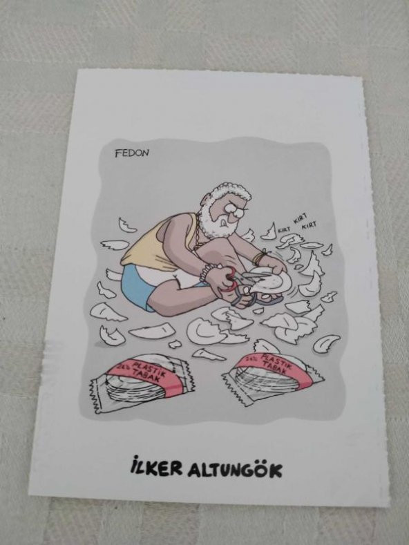 İLKER ALTUNGÖK KARİKATÜRÜ (10X14 cm)