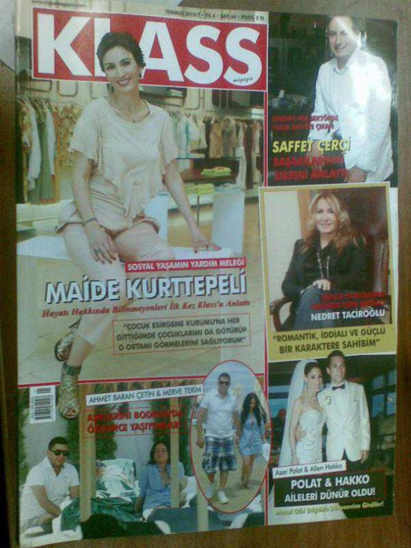 KLASS TEMMUZ 2010-MAİDE KURTTEPELİ-SAFFET ÇERÇİ