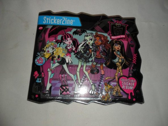 MONSTERHIGH STICKER ZINE / COLLECTIBLE STICKER ALBUM/ 16 PAGE * İKİNCİEL