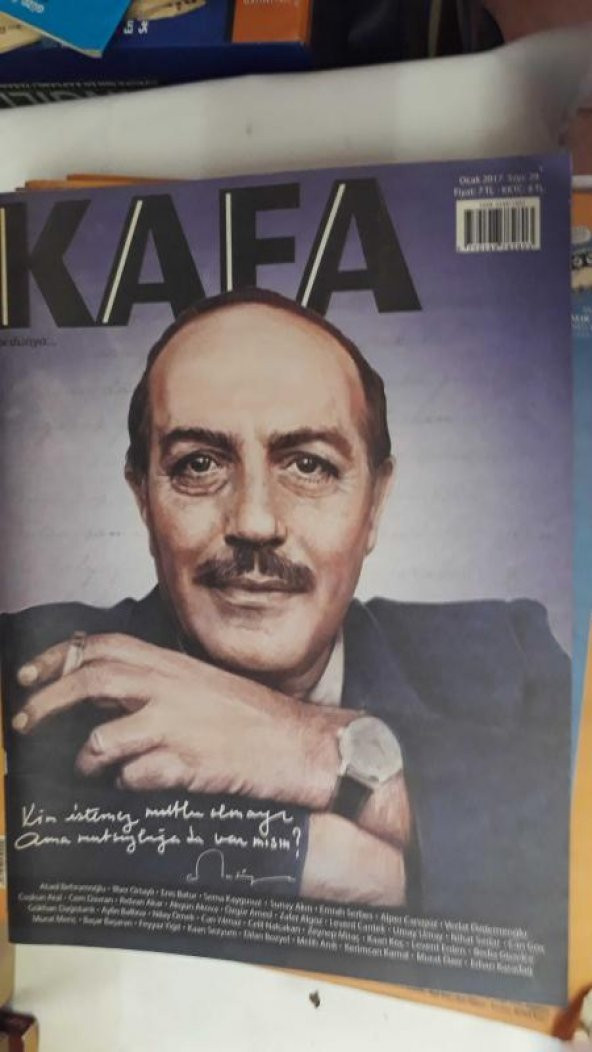 KAFA DERGİSİ SAYI:29 OCAK 2017 CEMAL SÜREYA*DERGİ İKİNCİ EL