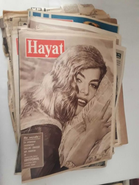HAYAT 39 25 EYLÜL 1959 ANİTA EKBERG*ERTUĞRUL FACİASI*SON BERLİN MODA DEFİLESİ
