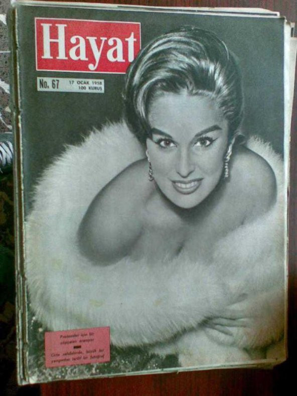 HAYAT 67 17 OCAK 1958 İSHAKPAŞA YANGINI*RAYBANK REKLAMI*PRENSES SÜREYYA - 1